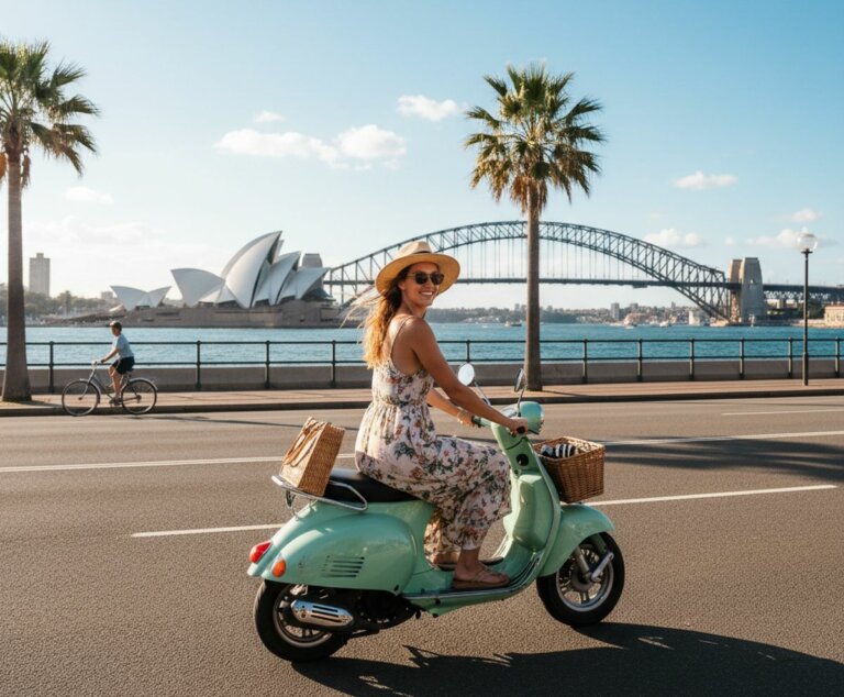 Location scooter Sydney : guide pratique pour rouler en ville